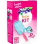 Щетка магнит для сбора пыли Swiffer duster Pink, пипидастр с 3-мя сменными насадками розовый